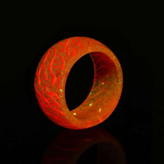 Love Glow Ring – Luminous Unisex Resin Ring for Nightlife & Special Occasions