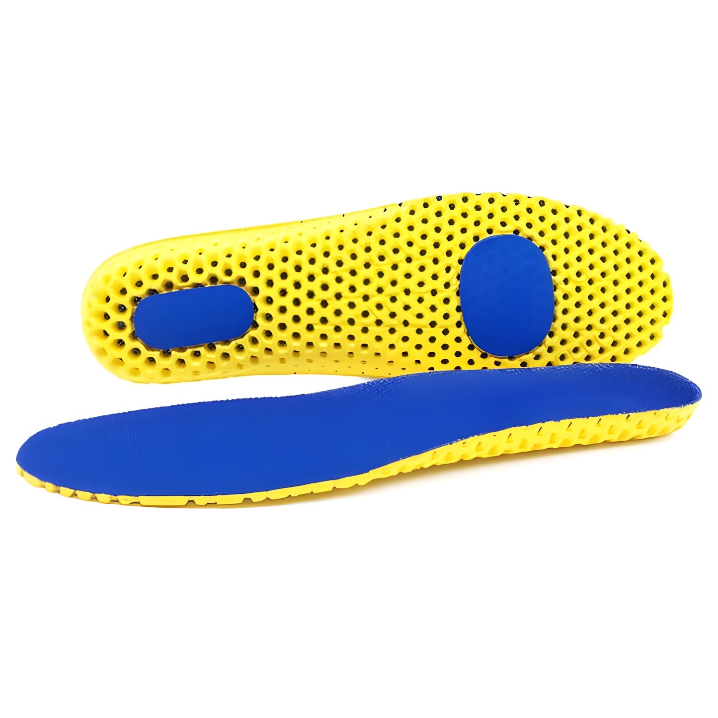 Honeycomb Mesh Memory Foam Insoles – Shock-Absorbing Arch Support for Running, Sports & All-Day Comfort