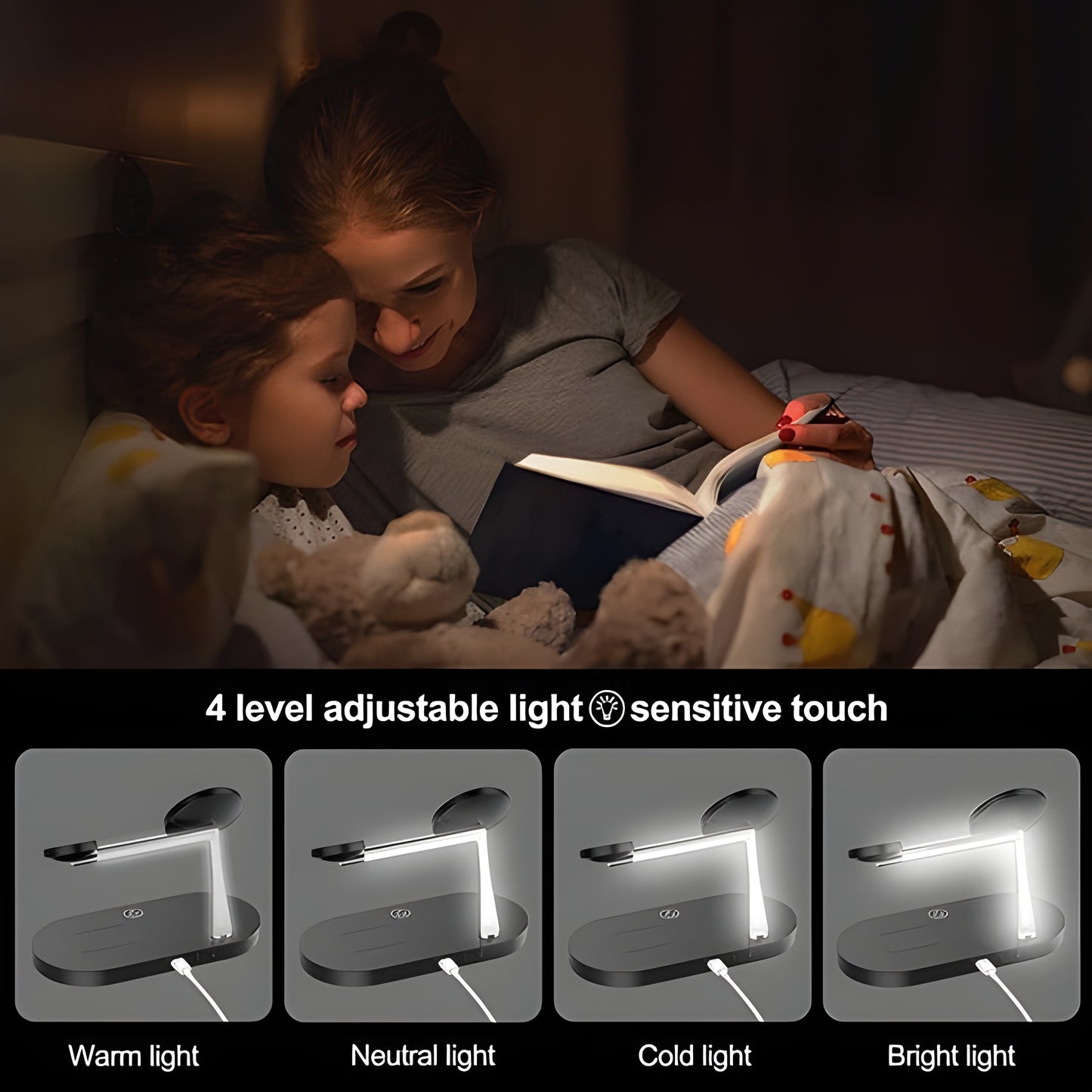 3-in-1 Wireless Magsafe Charger Stand for iPhone, Apple Watch & AirPods Pro – Fast & Efficient Charging Station