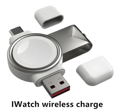 3-in-1 Wireless Magsafe Charger Stand for iPhone, Apple Watch & AirPods Pro – Fast & Efficient Charging Station