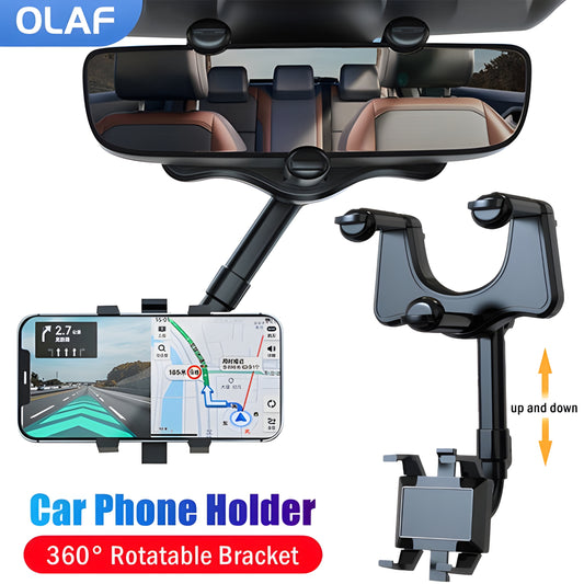 360° Rotatable Car Phone Holder Mount | Dashboard & Windshield Smartphone Stand