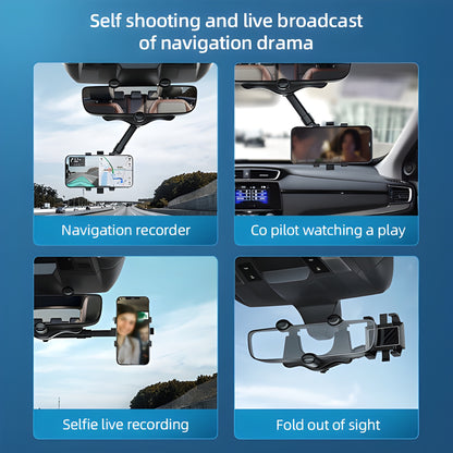 360° Rotatable Car Phone Holder Mount | Dashboard & Windshield Smartphone Stand
