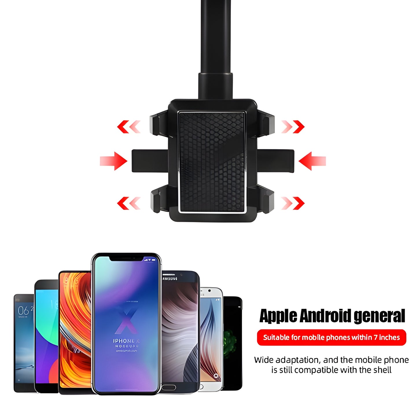 360° Rotatable Car Phone Holder Mount | Dashboard & Windshield Smartphone Stand