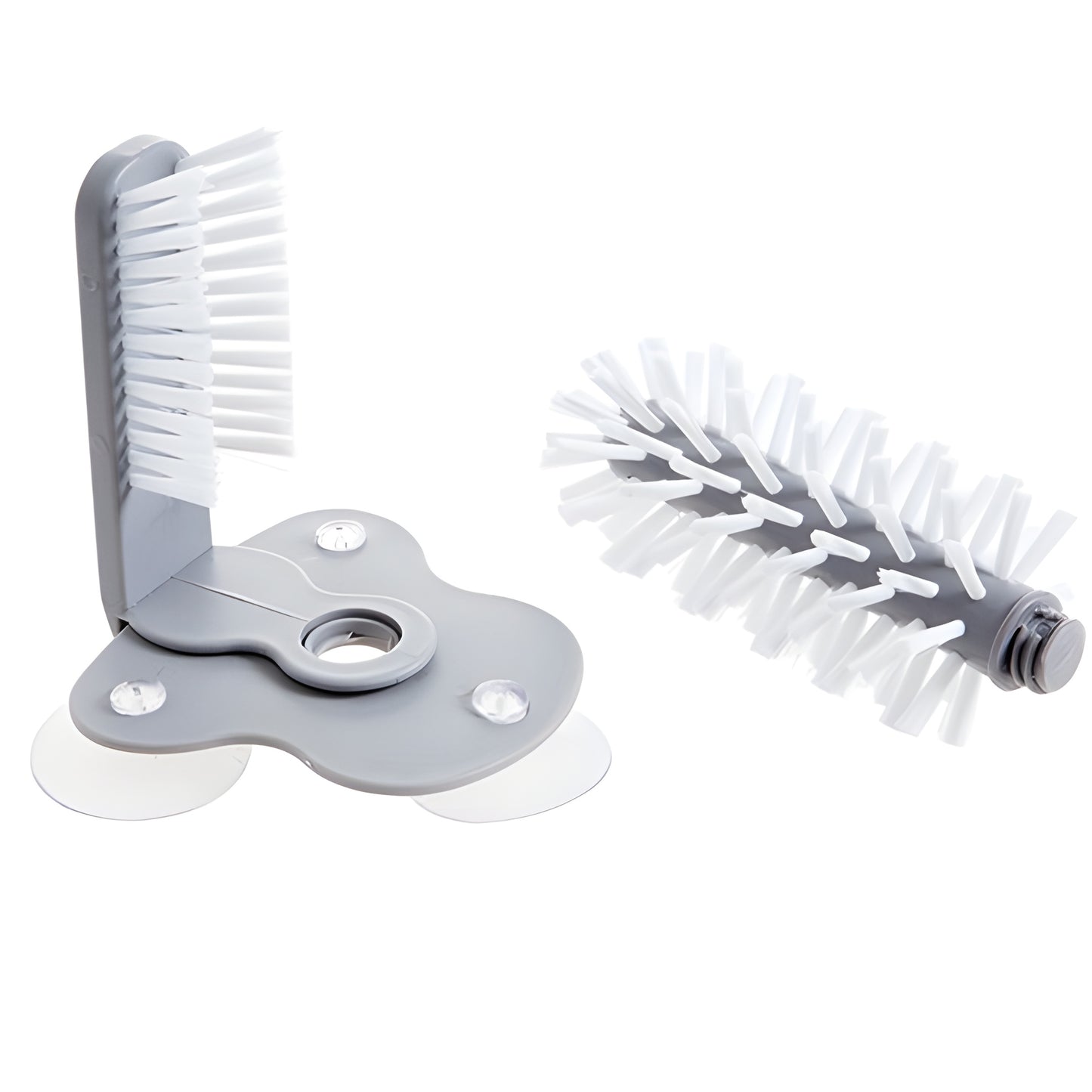 3-Head Kitchen Bottle Brush – Multi-Angle Cleaner for Bottles, Glasses & Baby Items