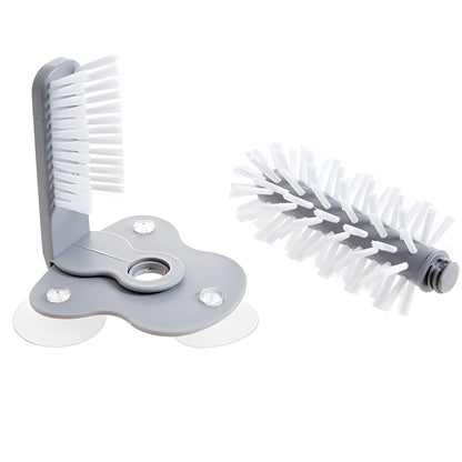 3-Head Kitchen Bottle Brush – Multi-Angle Cleaner for Bottles, Glasses & Baby Items