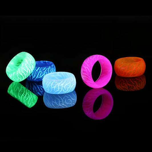 Love Glow Ring – Luminous Unisex Resin Ring for Nightlife & Special Occasions