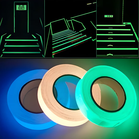 Glow in the Dark Luminous Sticker Tape – 3M Self-Adhesive Safety & Decor Strip