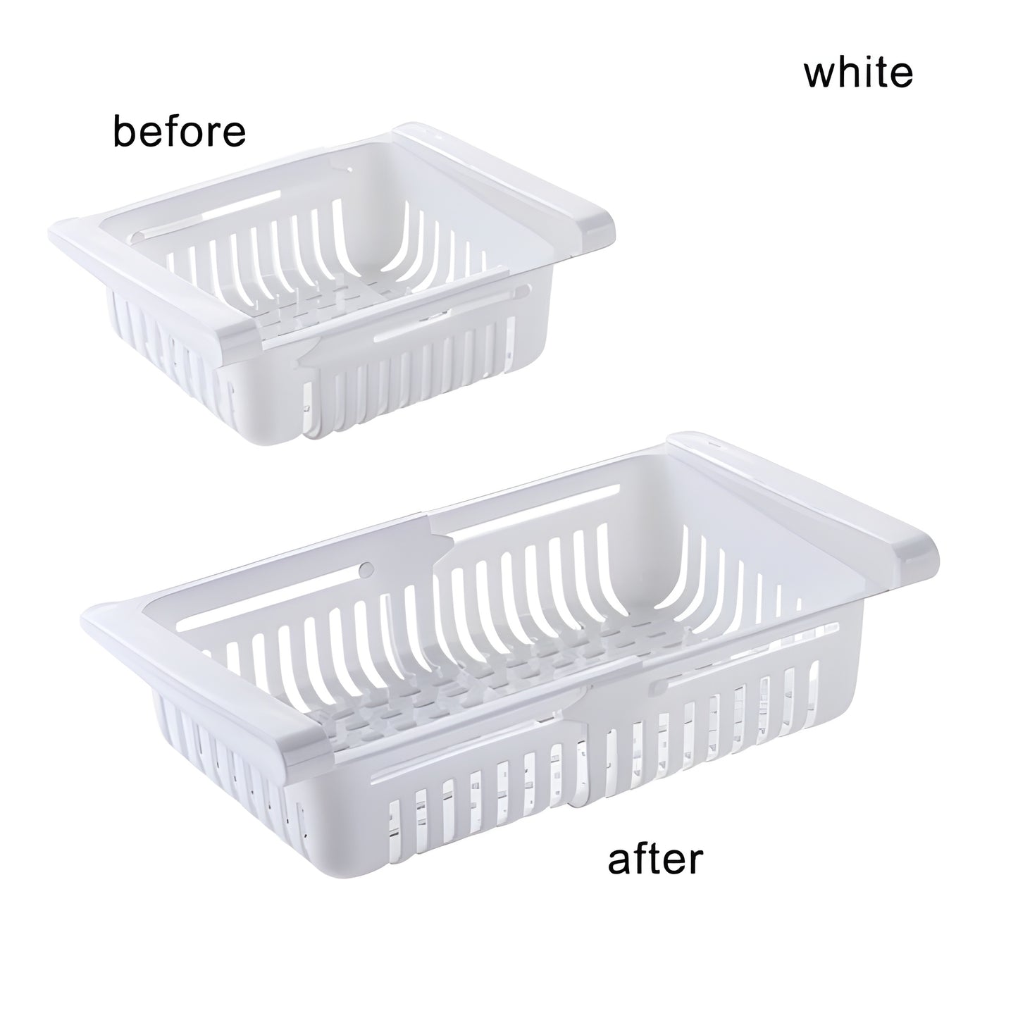 Adjustable Shelf Kitchen Organizer – Maximize Refrigerator Space & Keep Your Fridge Tidy