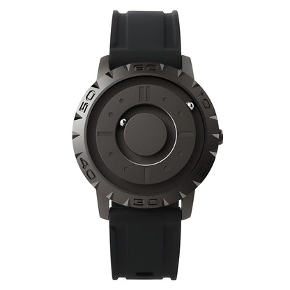 Eutour Original Iron Ball Magnetic Pointer Quartz Watch - Stylish Men's Timepiece with Unique Design