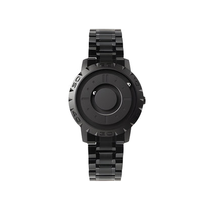 Eutour Original Iron Ball Magnetic Pointer Quartz Watch - Stylish Men's Timepiece with Unique Design