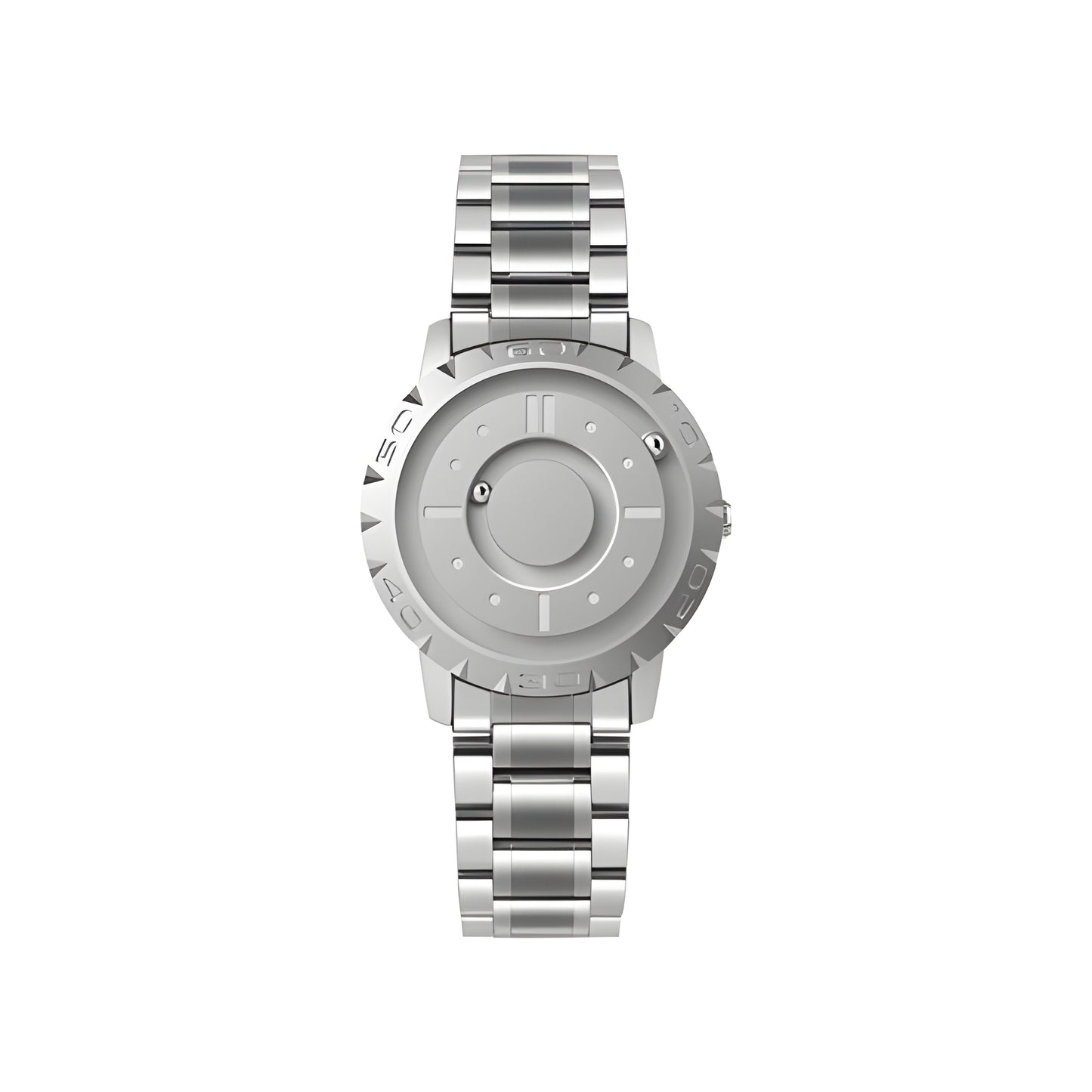 Eutour Original Iron Ball Magnetic Pointer Quartz Watch - Stylish Men's Timepiece with Unique Design