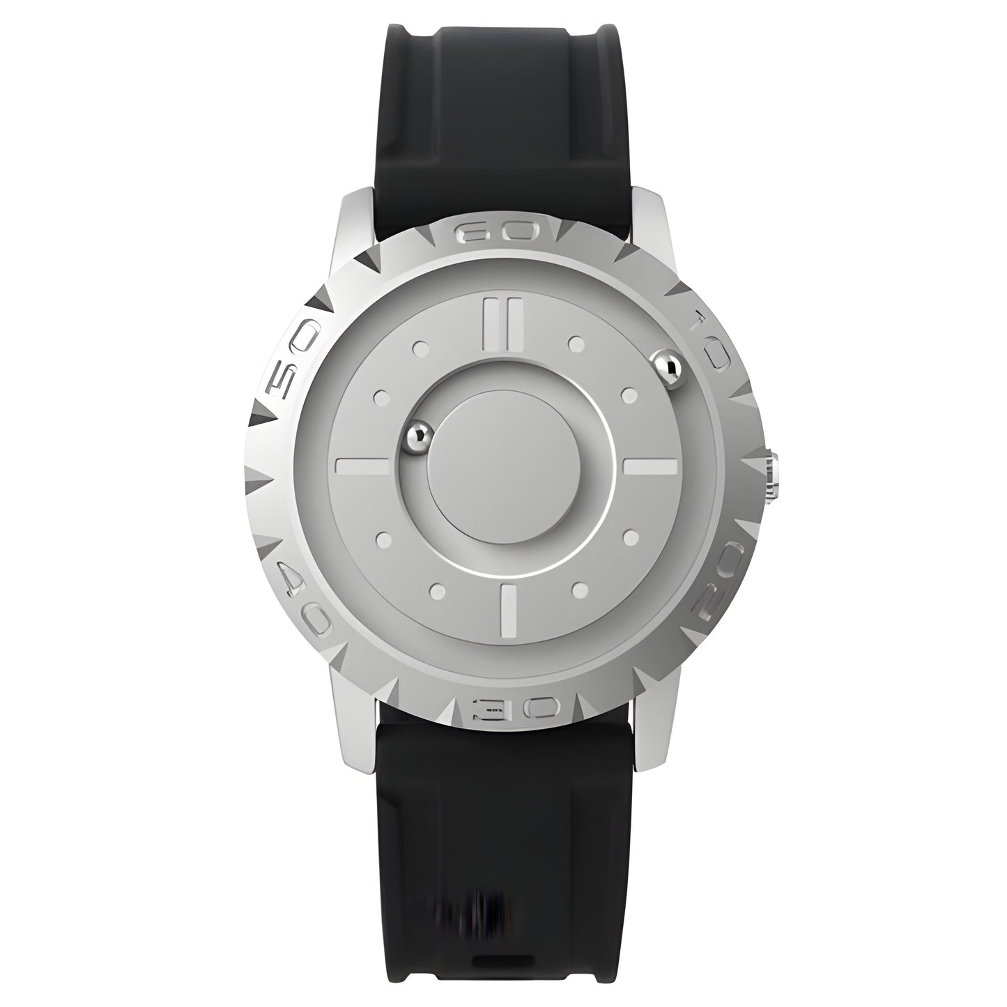 Eutour Original Iron Ball Magnetic Pointer Quartz Watch - Stylish Men's Timepiece with Unique Design