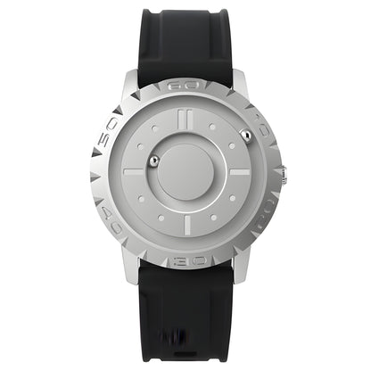 Eutour Original Iron Ball Magnetic Pointer Quartz Watch - Stylish Men's Timepiece with Unique Design