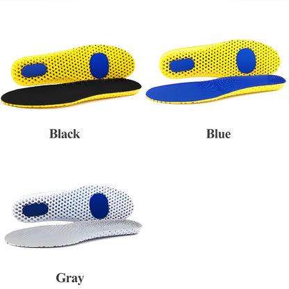 Honeycomb Mesh Memory Foam Insoles – Shock-Absorbing Arch Support for Running, Sports & All-Day Comfort