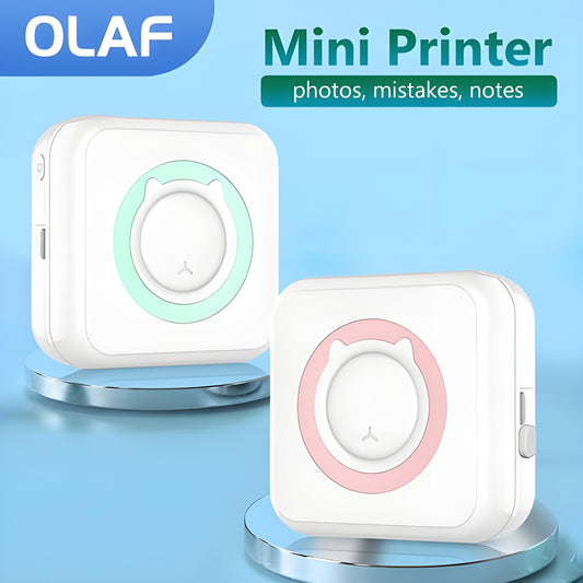 Mini Portable Thermal Sticker Printer – Wireless Bluetooth, Inkless, 33 Pages/Min