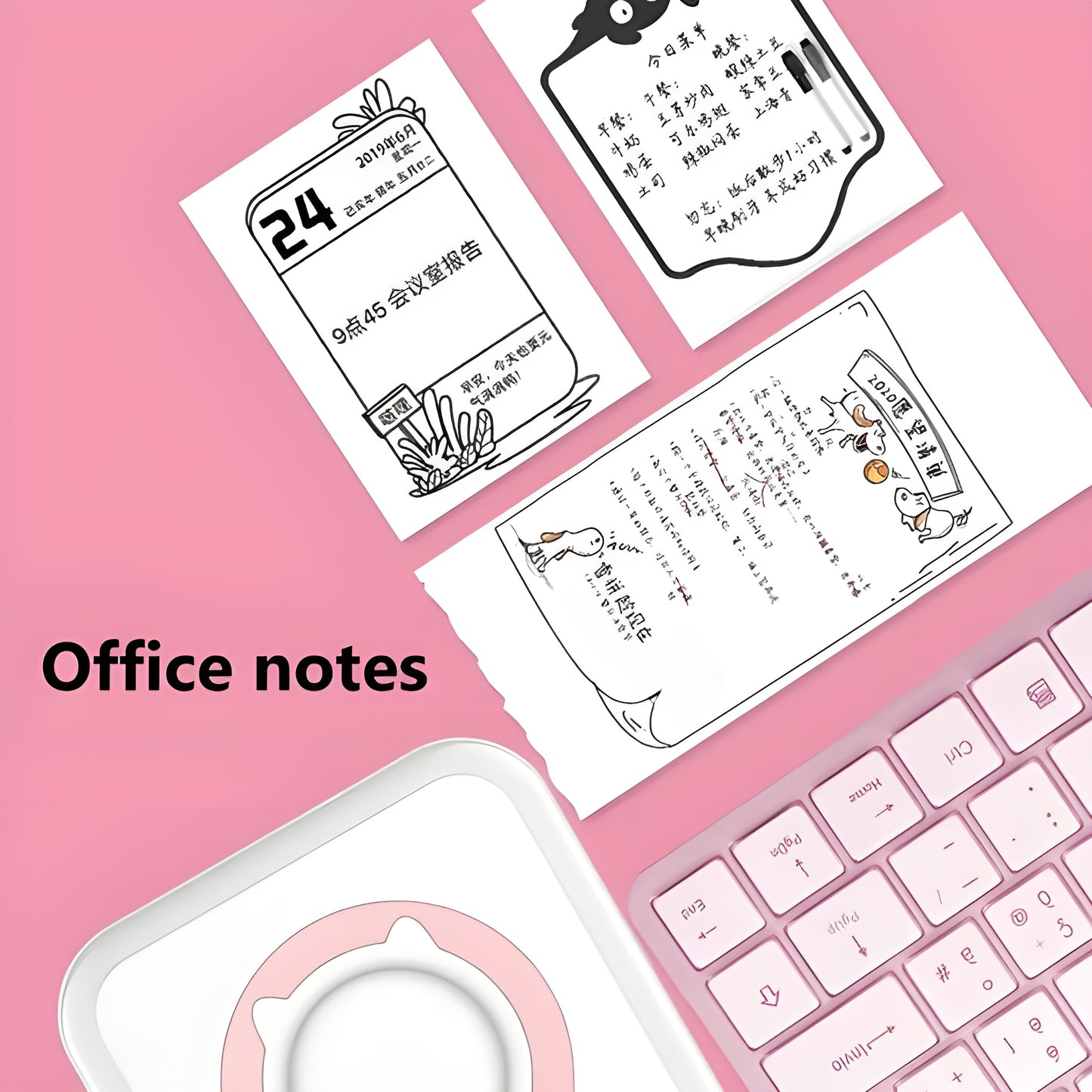 Mini Portable Thermal Sticker Printer – Wireless Bluetooth, Inkless, 33 Pages/Min