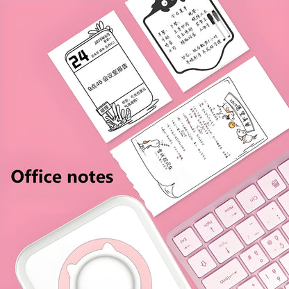 Mini Portable Thermal Sticker Printer – Wireless Bluetooth, Inkless, 33 Pages/Min