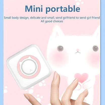 Mini Portable Thermal Sticker Printer – Wireless Bluetooth, Inkless, 33 Pages/Min