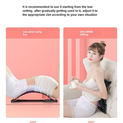 Lumbar Soothing Device Lumbar Traction Stretching Device Spine Correction Back Massage Artifact Spine Support Exercise Equipment