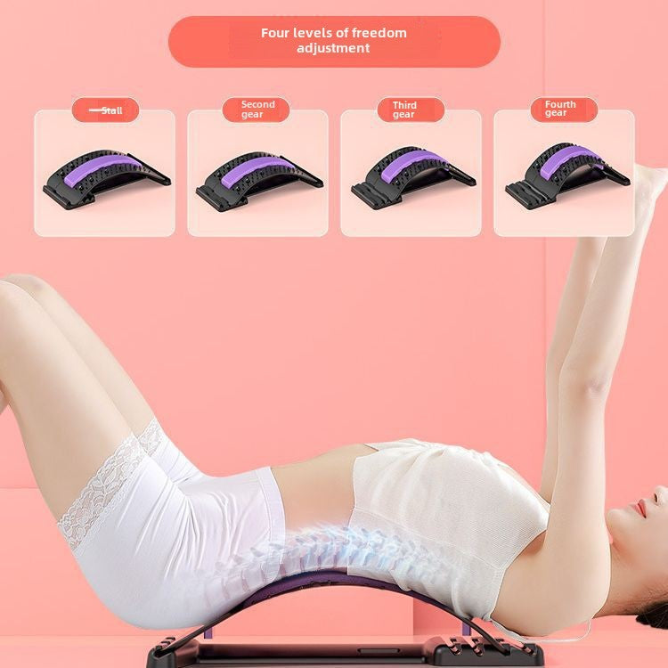 Lumbar Soothing Device Lumbar Traction Stretching Device Spine Correction Back Massage Artifact Spine Support Exercise Equipment