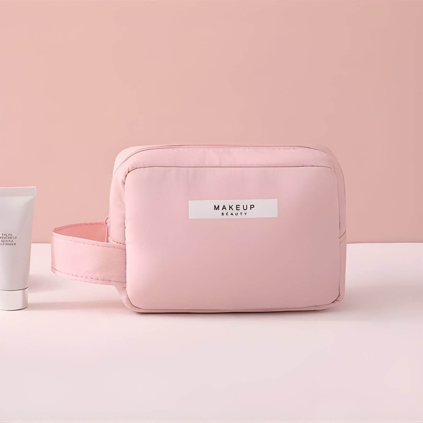 Large Capacity Nylon Makeup Bag – Stylish, Travel-Ready Organizer for Beauty Essentials